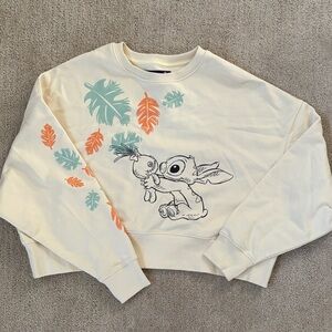Lilo & Stitch Cream Graphic Sweatshirt